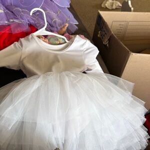 White Tutu Kids Costume